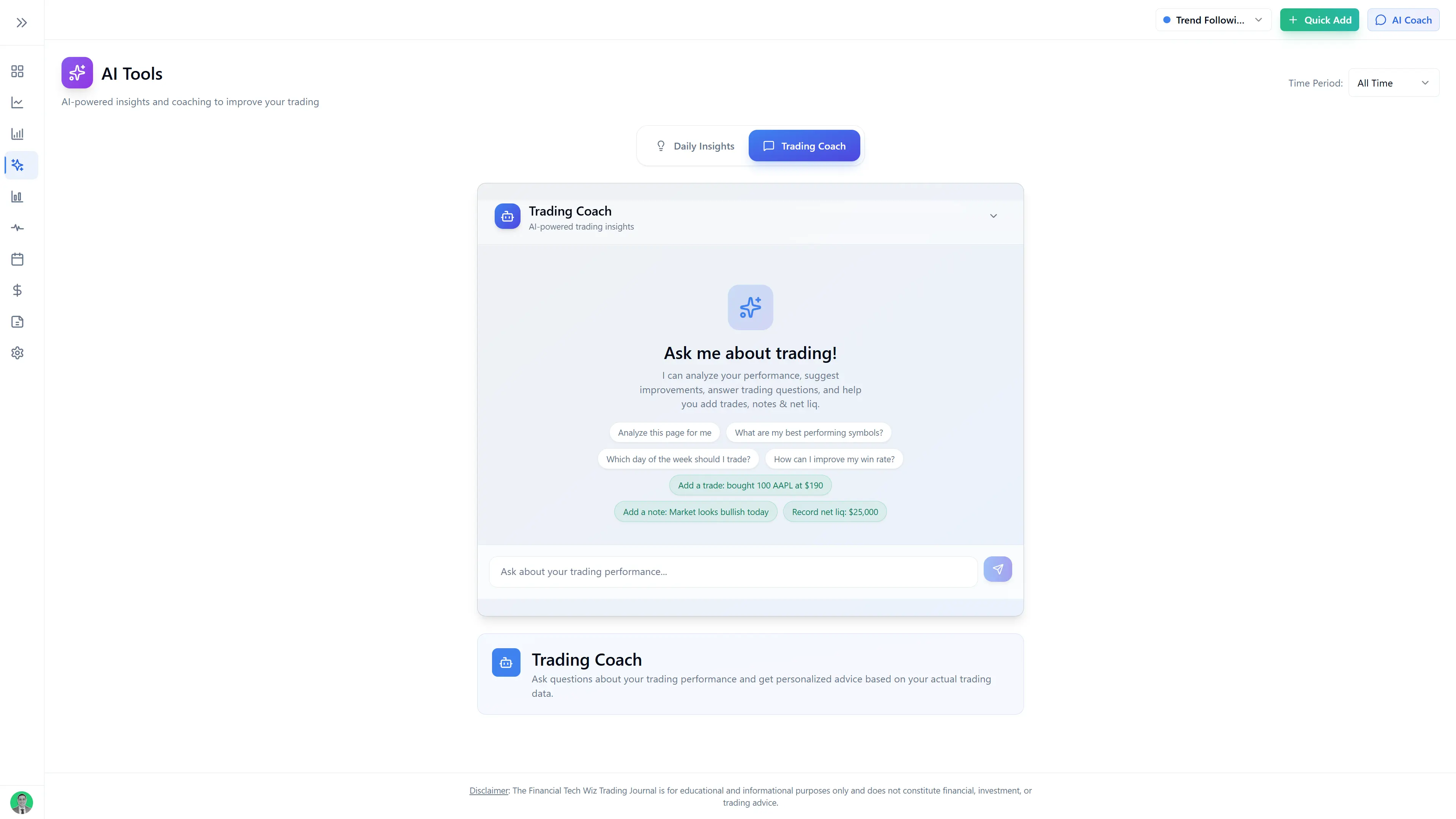 AI Trading Coach and Insights